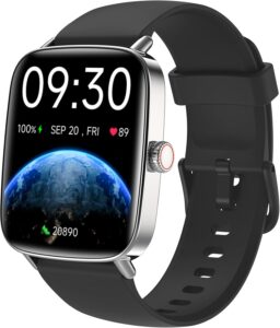 Fitpolo Smart Watch: Fitness Tracker, Calls, IP68, Android/iPhone
