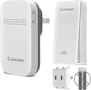 Self-Powered Wireless Doorbell, 1300ft, 38 Ringtones