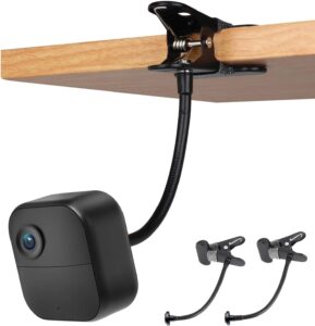 Blink Camera Clip Clamp Mount, 8" Gooseneck