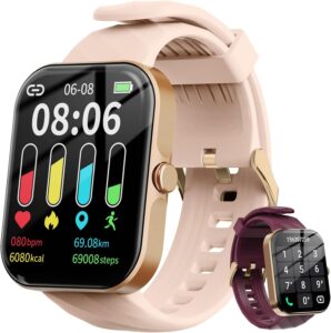 Smart Watch 1.91" HD, 110+ Modes, HR/Sleep/SpO2, IP68, iOS Android