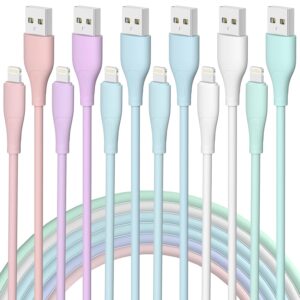 6Pack iPhone Charger Fast Charging MFi Cable