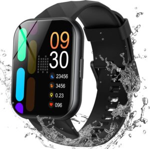 Parsonver 5ATM Fitness Tracker, 110+ Modes, HR/SpO2, Black