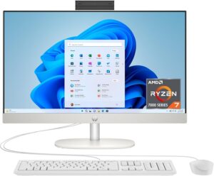 HP 24" All-in-One, Ryzen 7, 16GB/512GB