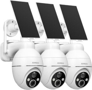 3G2 Solar Cam: 360° PT, 2-Way, Alexa/Google, Cloud/SD