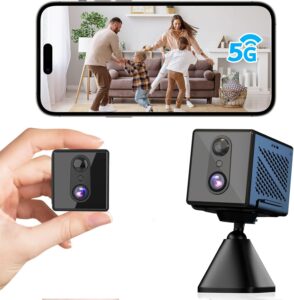 2025 4K Indoor Cam: 5GHz WiFi, Night Vision
