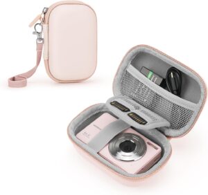 CAMKORY Camera Case for Digital Cameras (Pink)