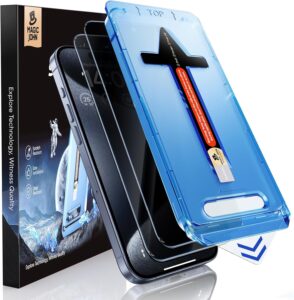MAGIC JOHN 2 Pack iPhone 15 Pro Privacy Glass
