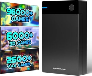 12TB Retro Gaming HDD - 96K+ Games, Win 7-11