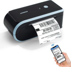 JADENS Bluetooth Label Printer for iOS/Android/Windows/Mac