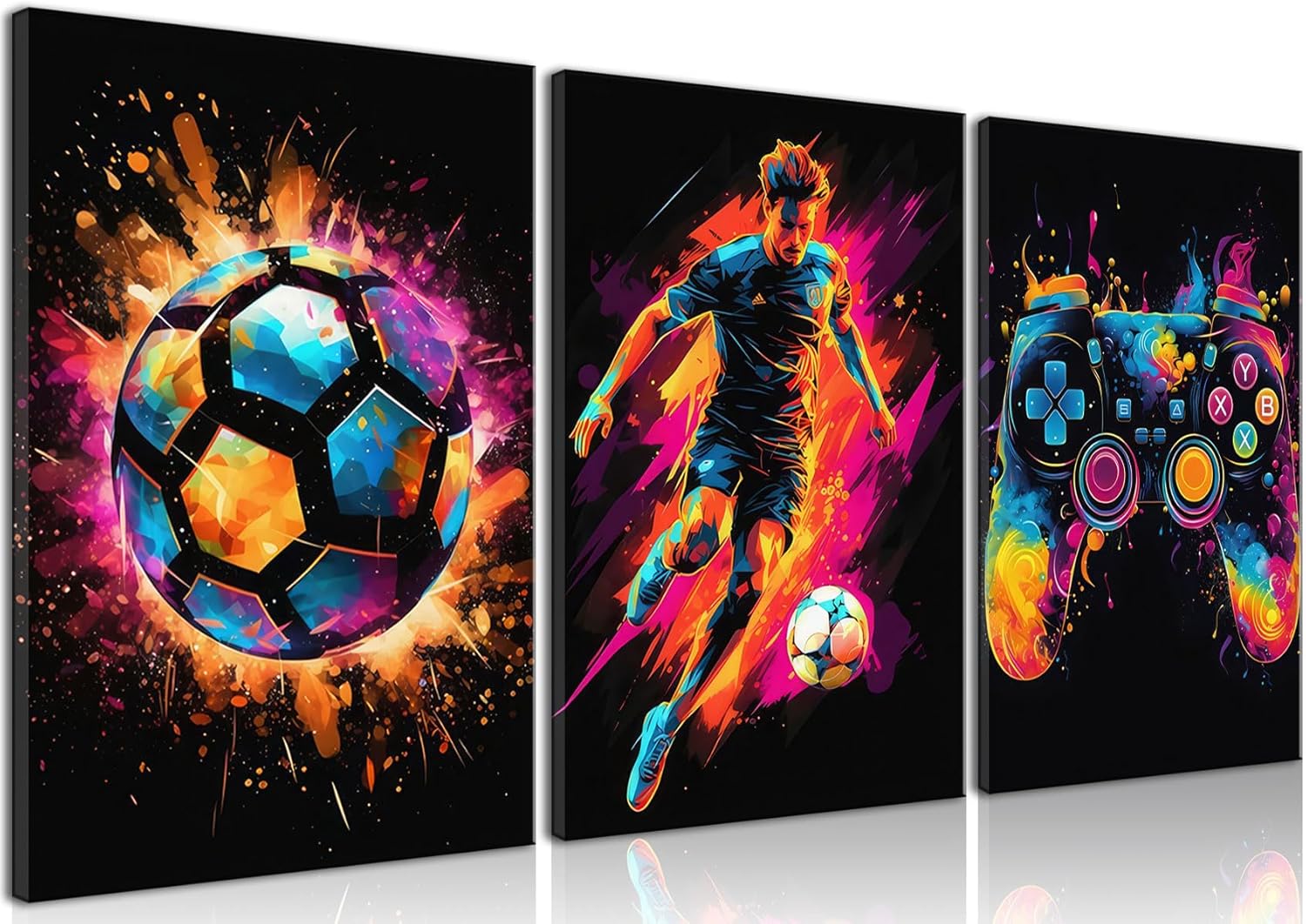Game Controller Art Set of 3