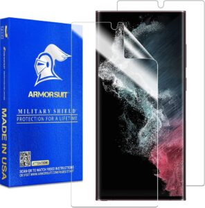 ArmorSuit MilitaryShield Samsung S22 Ultra 2pk