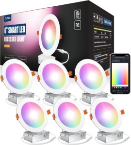 Amico 6" Smart LED Recessed Lights