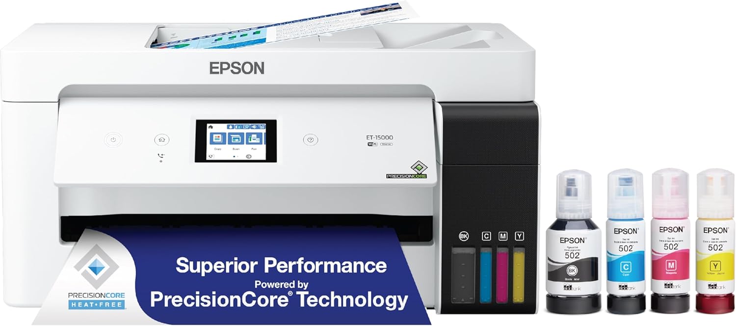 Epson EcoTank ET-15000 All-in-One Printer, White