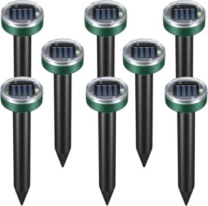 Solar Mole Repellent Spikes (8-Pack)