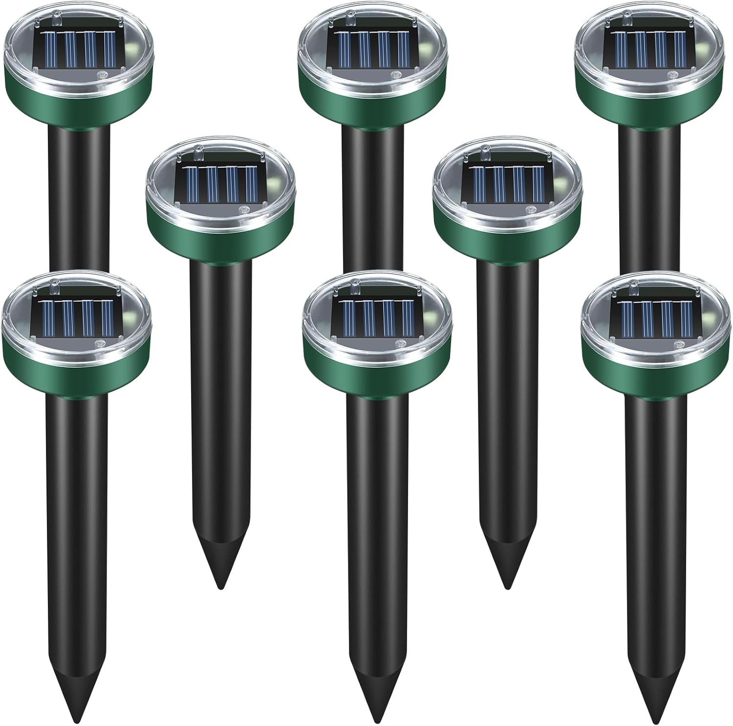Solar Mole Repellent Spikes (8-Pack)