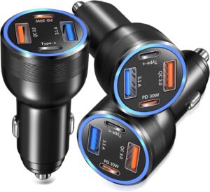 Bangfun 65W 4-Port Car Charger