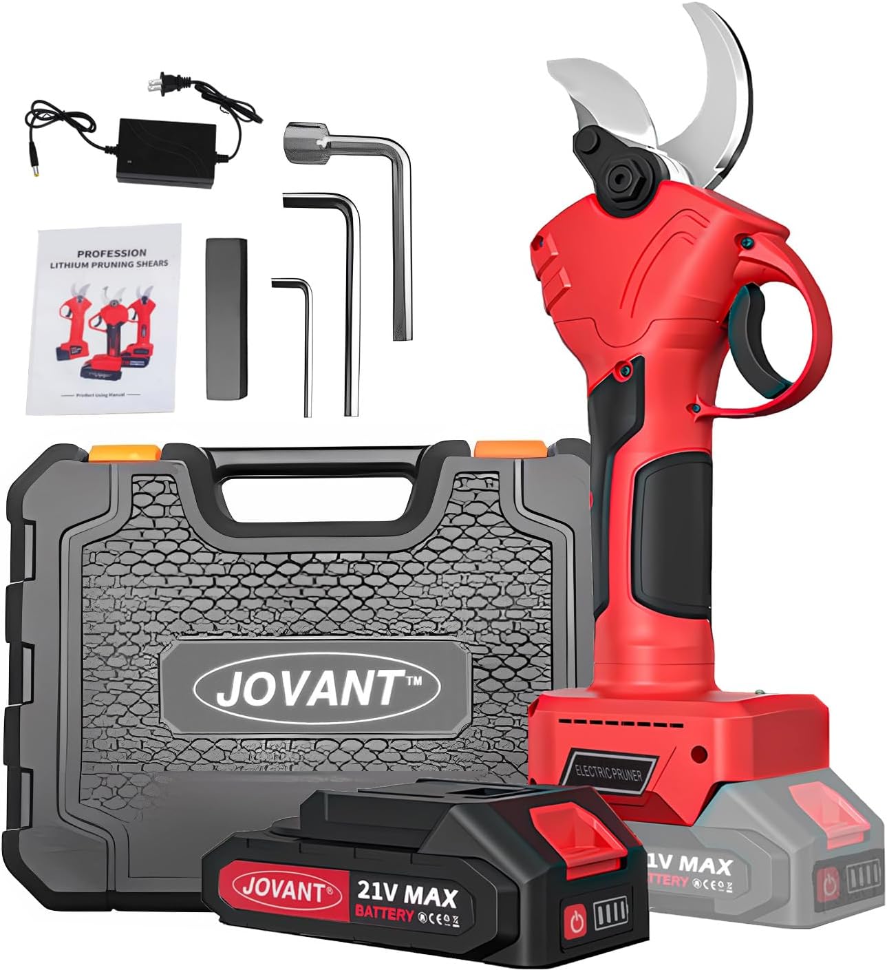 JOVANT 20V Cordless Electric Pruning Shears