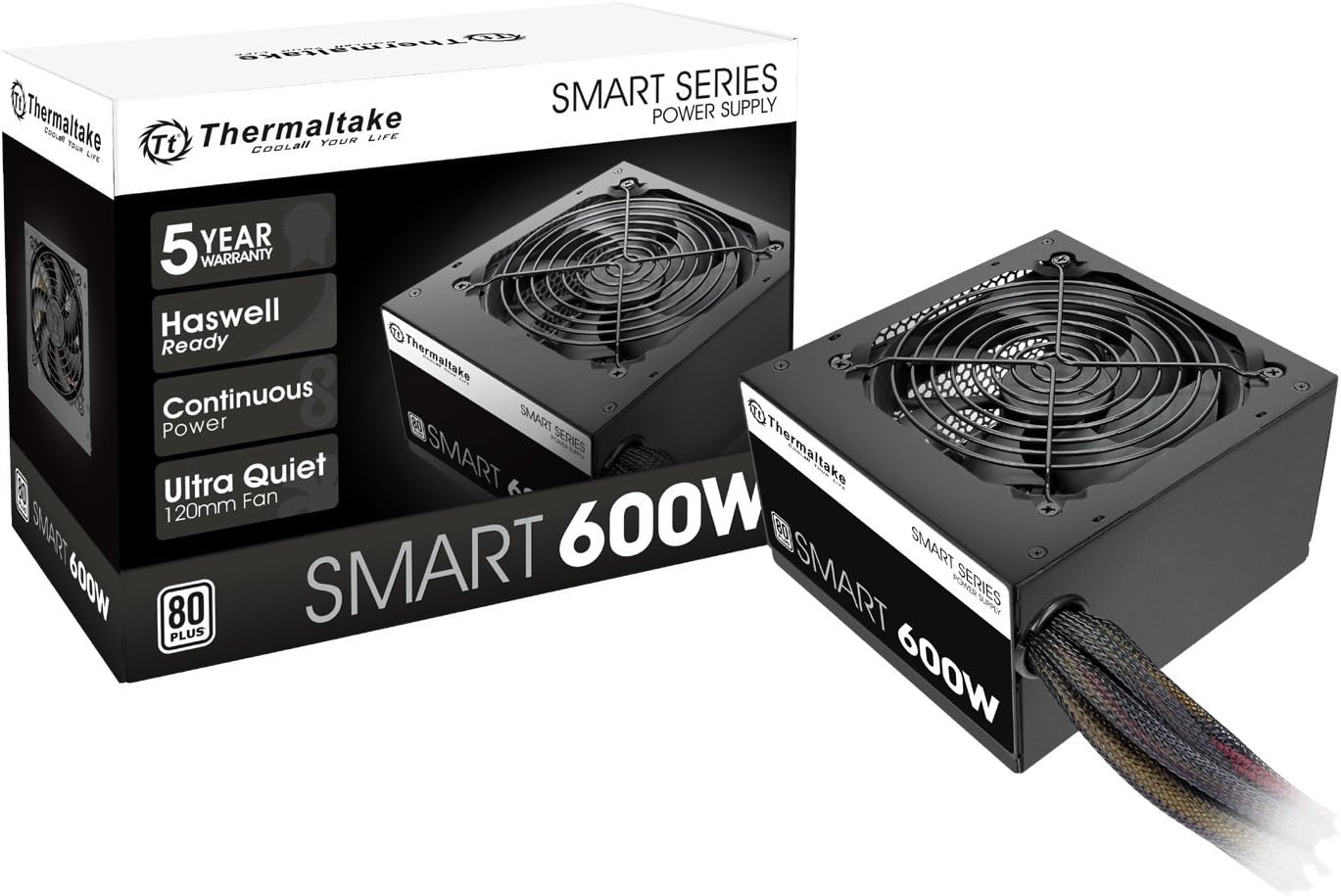 Thermaltake SMART 600W 80 Plus PSU