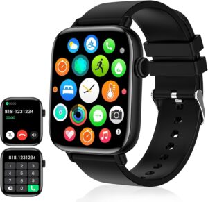 1.9" Fitness Smartwatch w/Calls, 120+ Modes, HR/Sleep, IP68