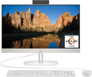 HP 23.8" AIO, Athlon Silver, 8GB, 256GB SSD, Win11