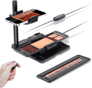 JJC Mobile Film Scanner for 35mm & 120, LED Backlight, Remote