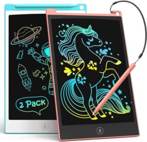 TECJOE 2pk 8.5" Color LCD Drawing Tablet