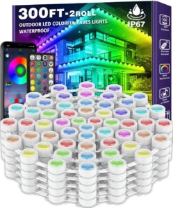 Smart Outdoor RGB LED Lights, 300FT