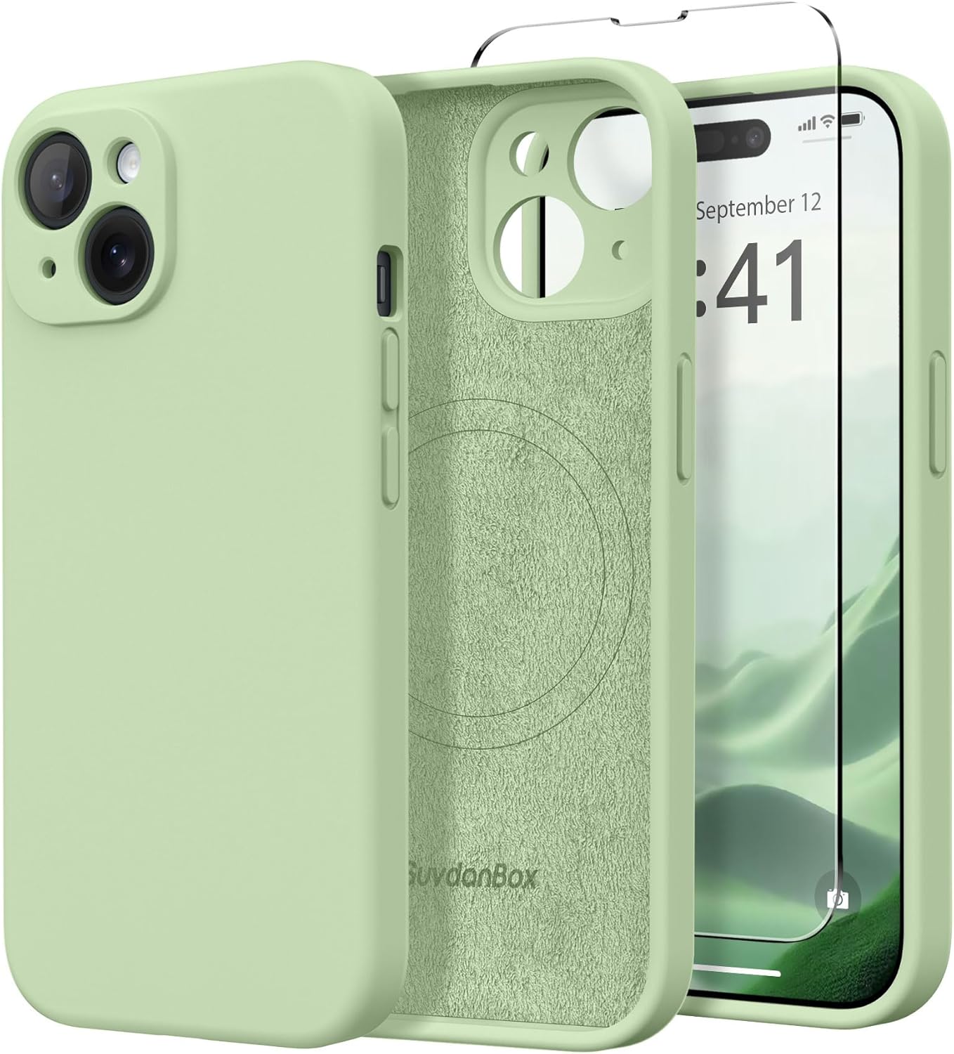 Magnetic Silicone Case for iPhone 13