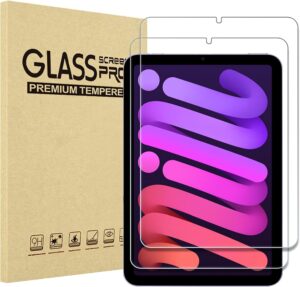 ProCase 2 Pack iPad Mini 7/6 Tempered Glass
