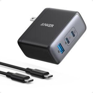 Anker Nano 100W 3-Port GaN Charger w/Cable