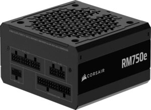 CORSAIR RM750e 750W ATX 3.1 PSU 12V-2x6 PCIe 5.1 Gold
