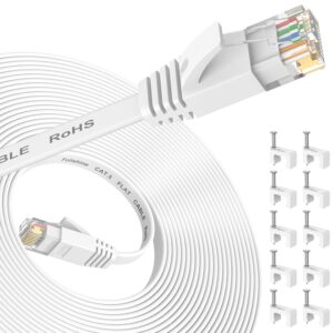25ft Cat6e Ethernet Cable, White