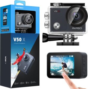 AKASO V50X 4K30fps WiFi Action Cam w/ Touch Screen