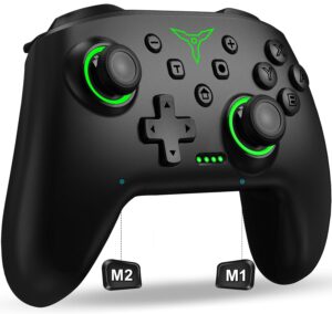 Wireless Switch Controller for Switch/iOS/Android/PC, RGB, Programmable