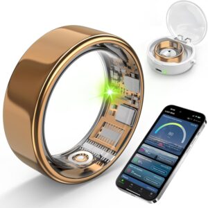 Smart Ring: Sleep, HR, Steps, SpO2 - No Fee