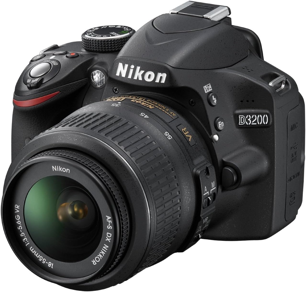 Nikon D3200 24MP DSLR w/ 18-55mm VR Lens