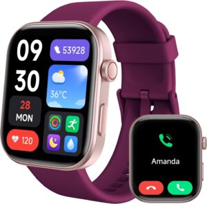 1.99" AMOLED Smartwatch, BT Calls, 12-Day Battery