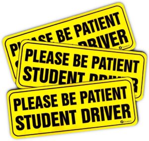 Student Driver Magnet 3-Pack