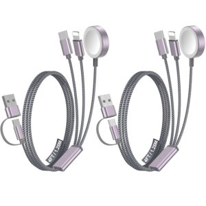 2-in-1 Apple Watch & iPhone Charger, 4FT