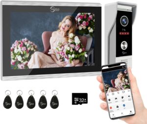 10" WiFi Smart Video Doorbell Intercom, 1080P, TUYA, 32G