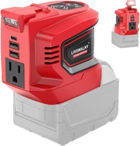 200W 18V to 120V Inverter w/ USB-C & AC Outlet