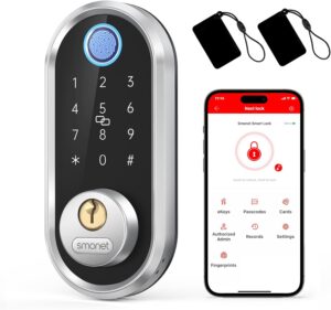 SMONET Smart Deadbolt - Keyless Entry, App Control