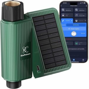 Smart WiFi Solar Sprinkler Timer, App & Voice