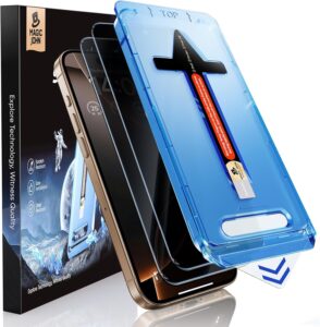 MAGIC JOHN 2 Pack iPhone 16 Pro 6.3" Privacy Glass