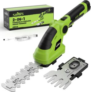 SOYUS Cordless Hedge Trimmer 2-in-1