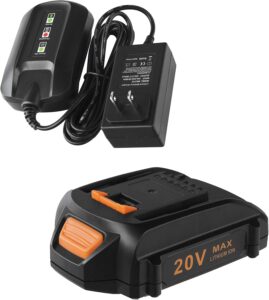 Worx 20V Battery & Charger Kit