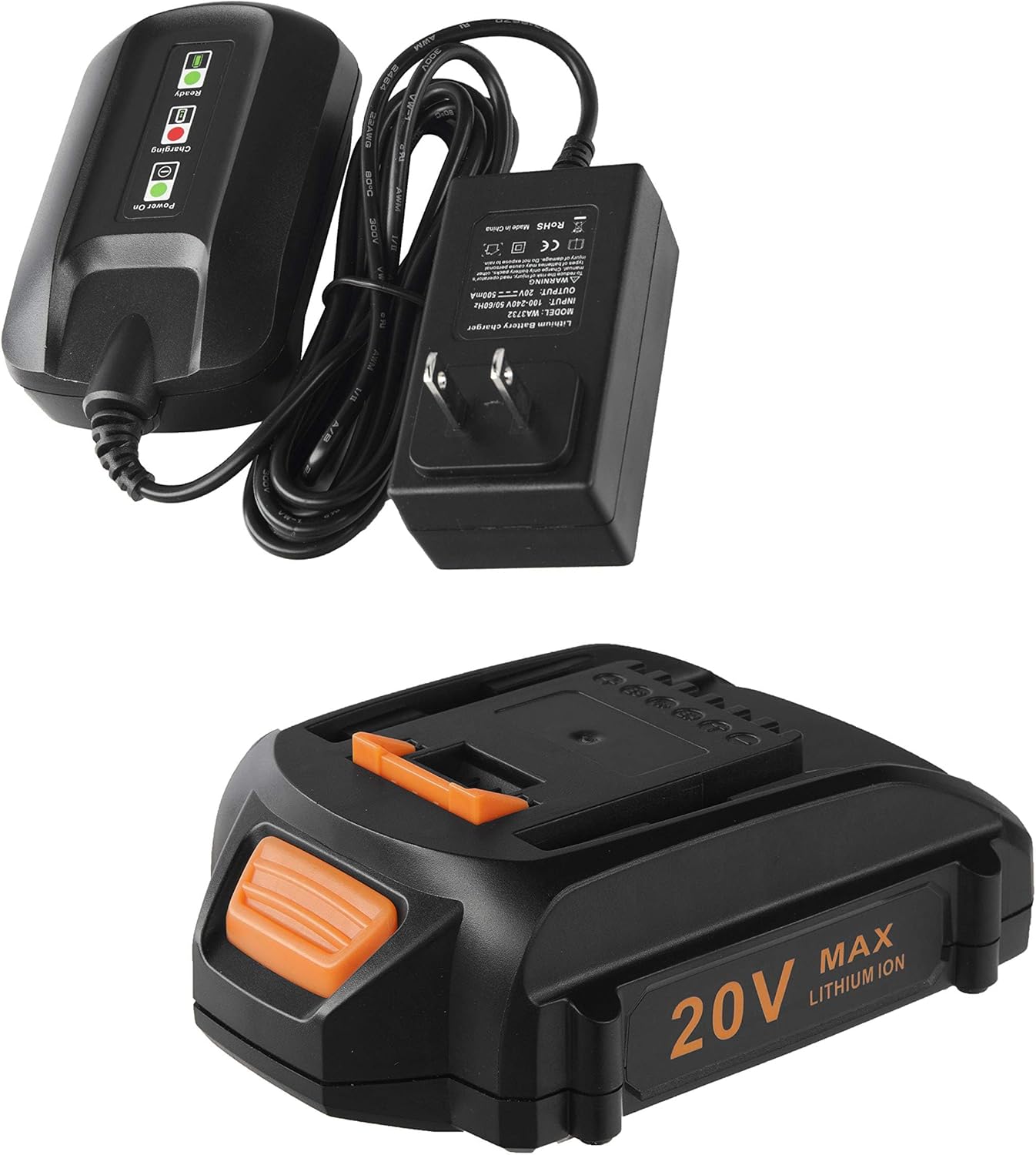 Worx 20V Battery & Charger Kit
