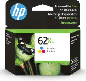 HP 62XL Tri-color Ink | ENVY 5540, 5640, 5660, 7640 | Instant Ink