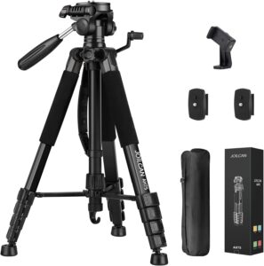 JOILCAN 74" Heavy Duty Tripod for Cameras, Max 15 LB