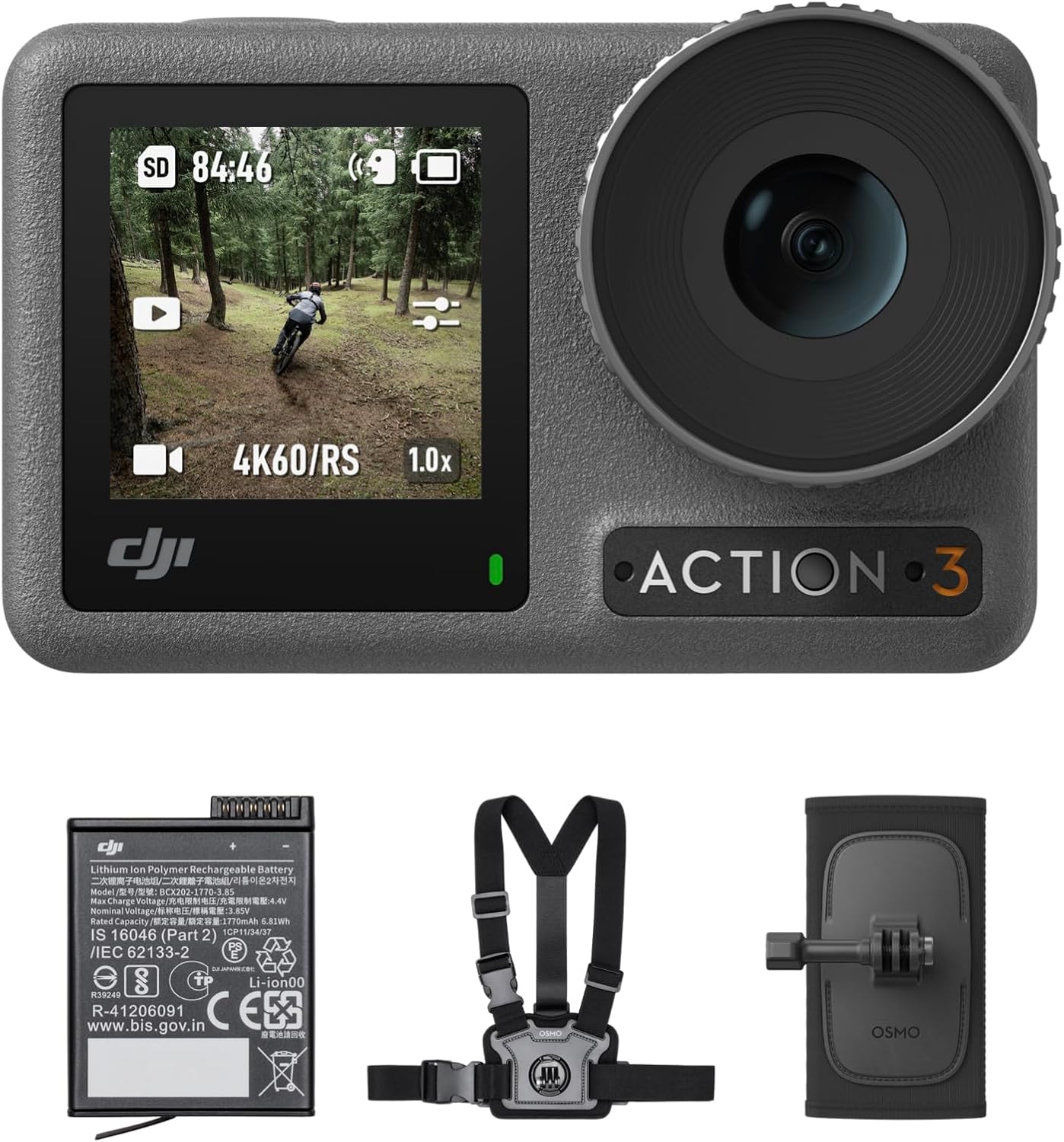 DJI Osmo Action 3 Outdoor Combo - 4K/120fps